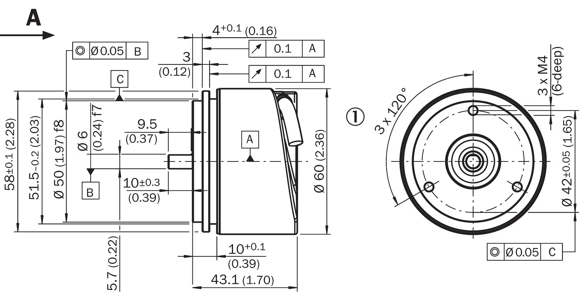 DFS60B-S1PK10000 Программируемый инкрементальный энкодер