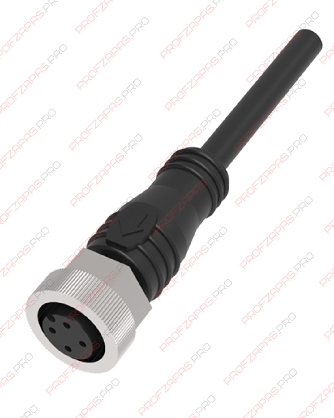 QE12-N4F2 Монтажный кабель 2 м. с разъемом M12 4 pin LANBAO