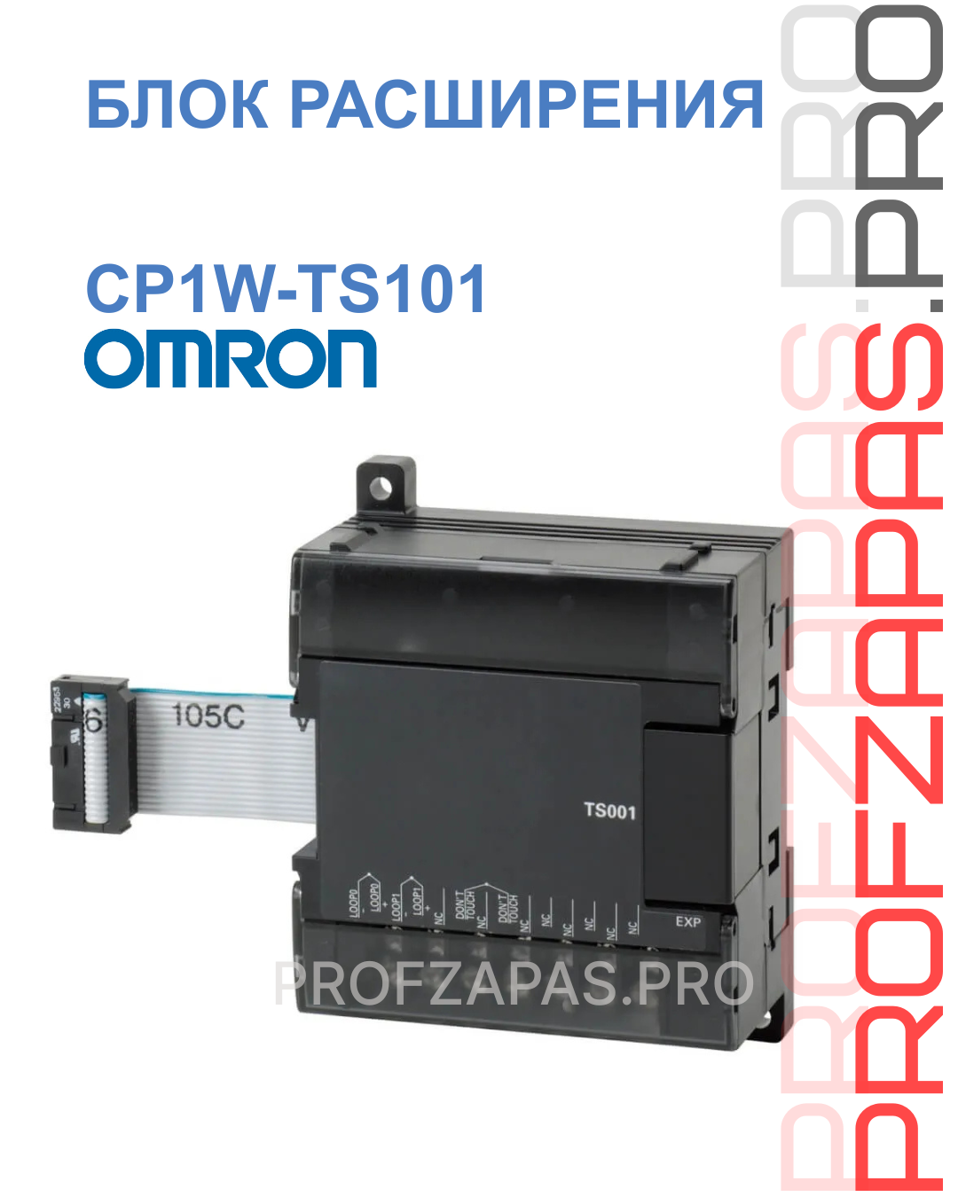 Omron CP1W-TS101 OMRON Модуль расширения 2 входа Pt100 для ПЛК CP1