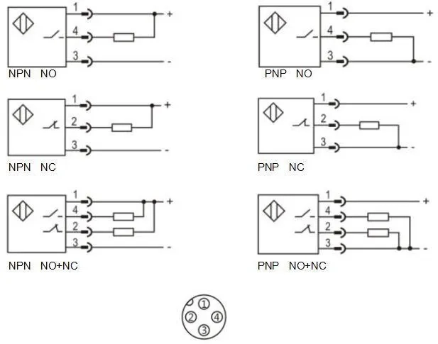 LR12XBN08DPCY-E2 Индуктивный датчик LANBAO