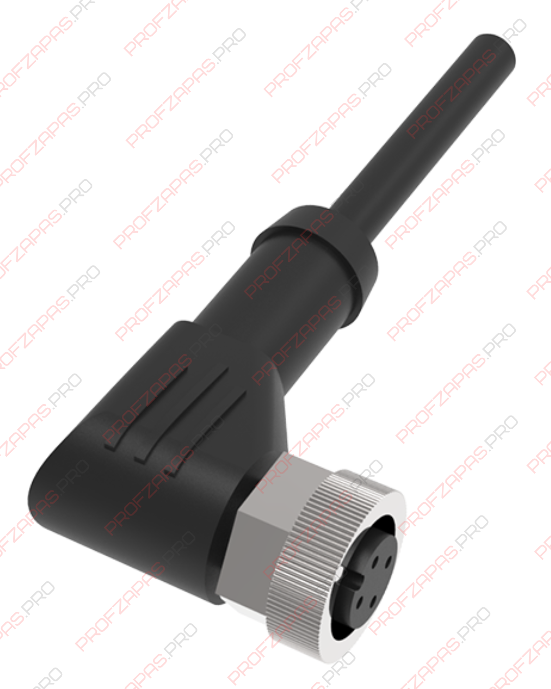 QE12-N4G5 Lanbao Провод для датчика M12, мама, угловой, 4 pin, кабель 5 м.